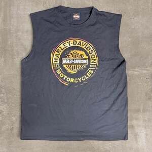 Harley-Davidson Death Valley Victorville CA Cut-Off Graphic T-Shirt